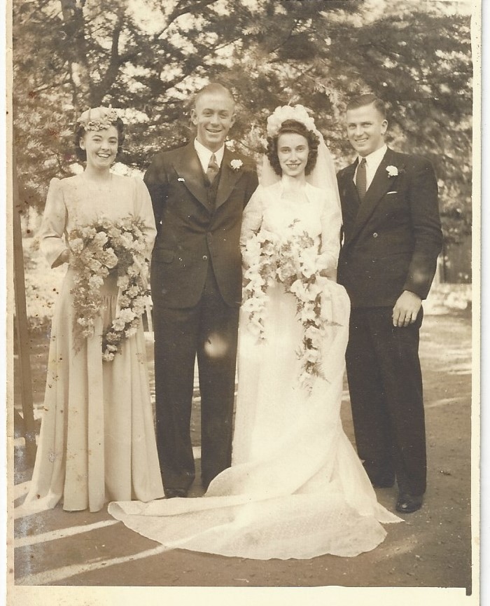 Mavis and Johnnie Beamish wedding